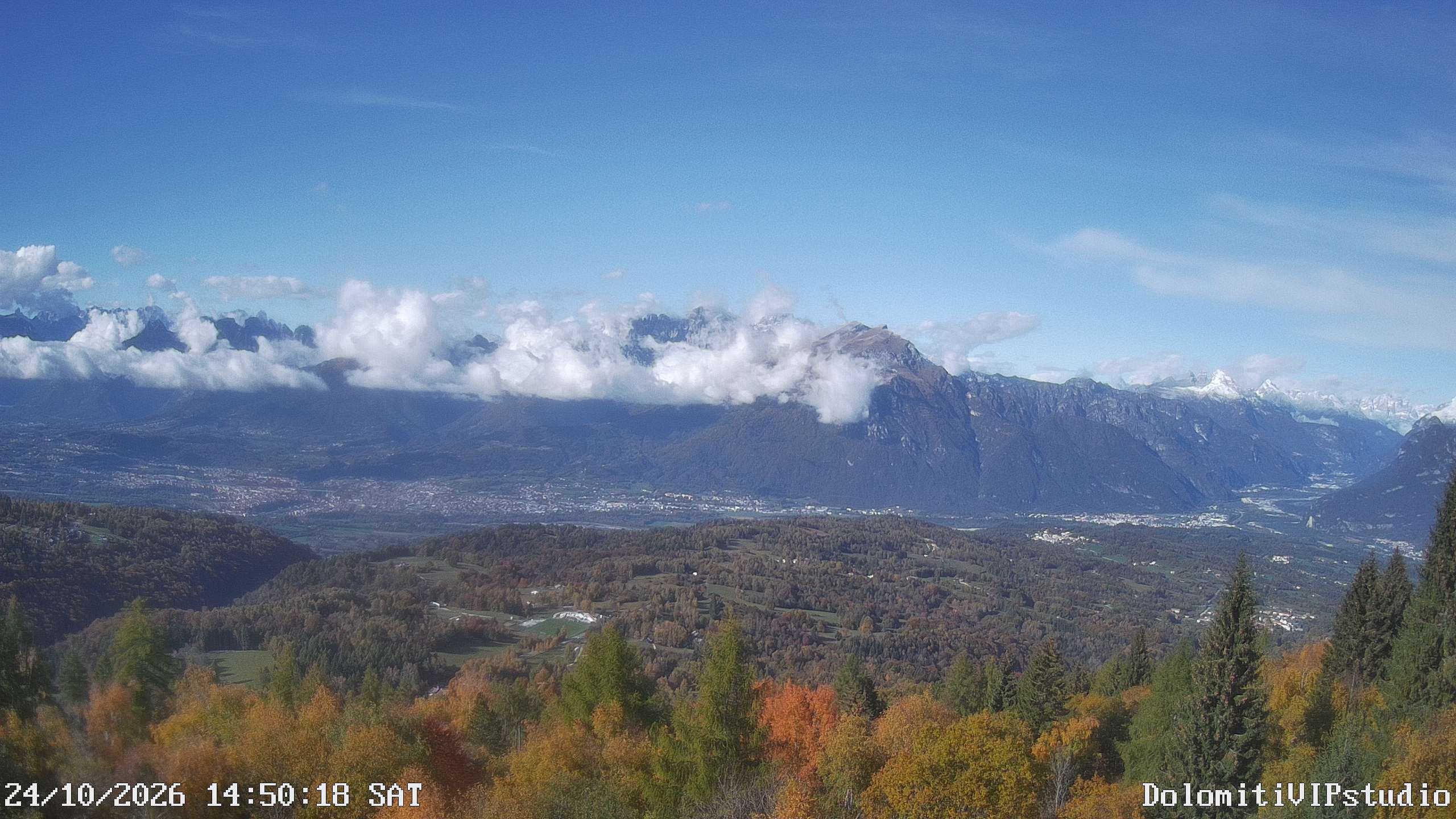 Terrazza Dolomiti: la Valbelluna vista dal Visentin